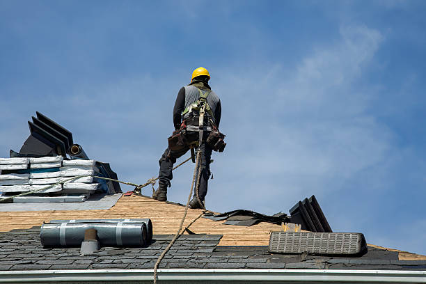 Professional Metal Roofing technician working in Leck Kill, PA